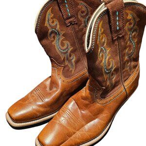 Ariat Western Boots, Women's Size 7.5 Brown Leather